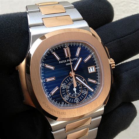 patek philippe nautilus two-tone blue price|Patek Philippe Nautilus geneve.